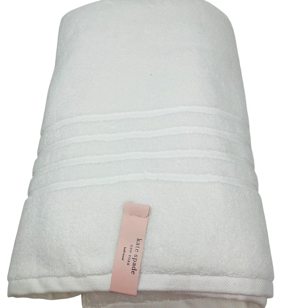 NWT Kate Spade Bath Towel White 30